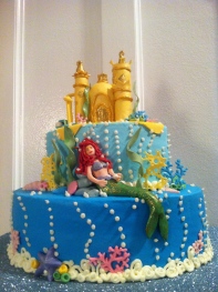 A little Mermaid and King Tritons Castle